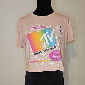 Old Navy MTV Graphic Tee - Light Pink